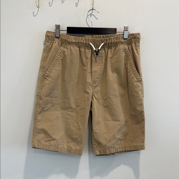 Lucky Brand  Boy's Tan Relaxed Fit Shorts Large 14/16 Elastic Waist Pull On - Picture 1 of 10
